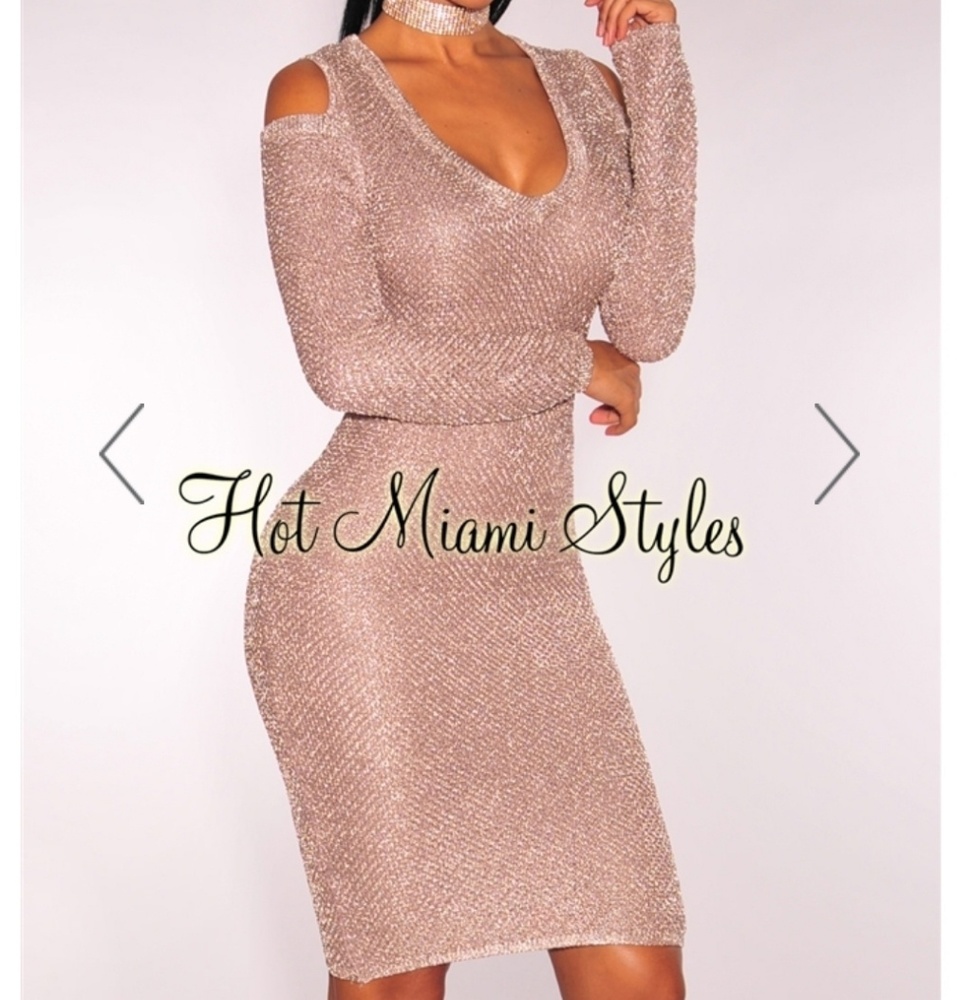 Gold Metallic Dress
